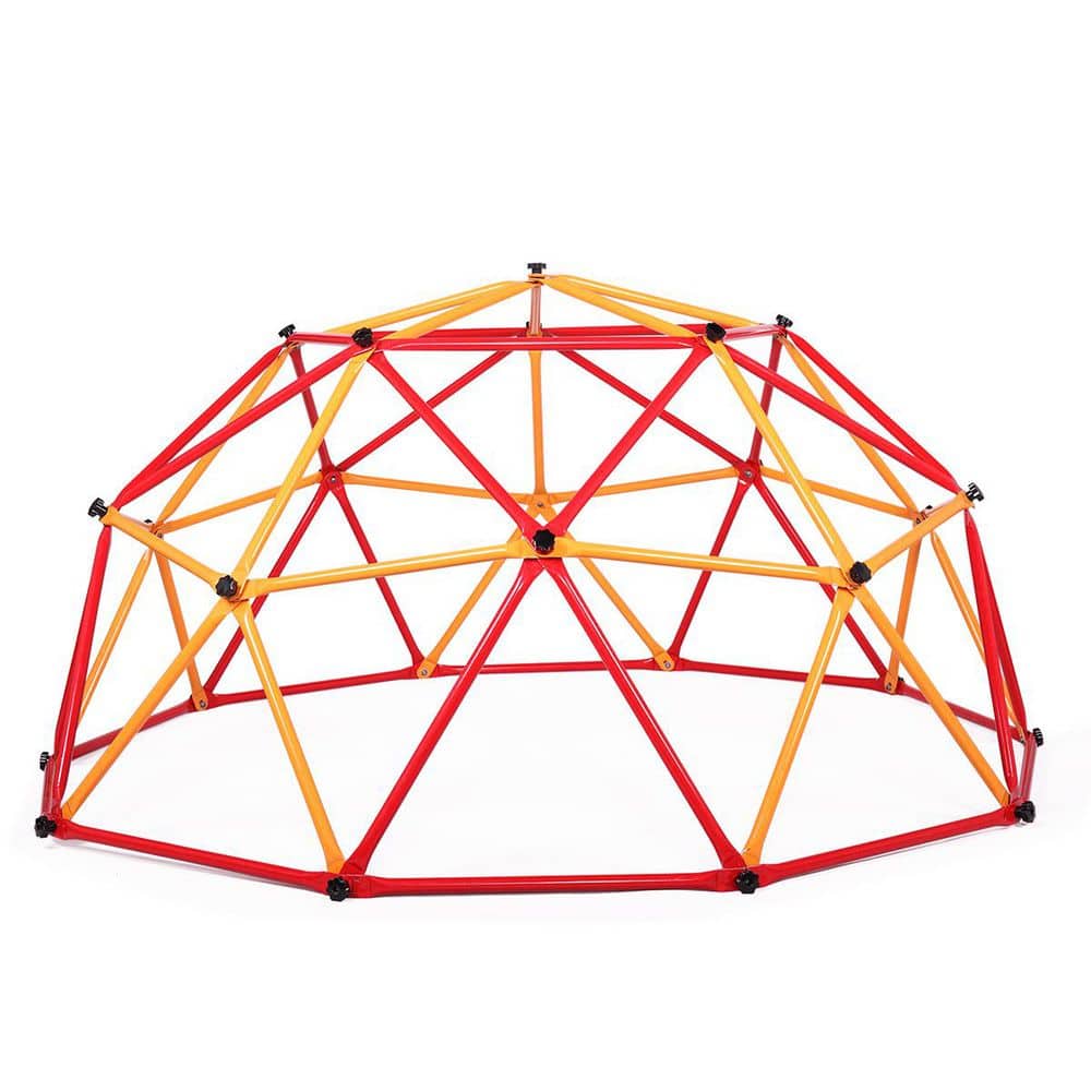 Red and Yellow Outdoor Climbing Dome