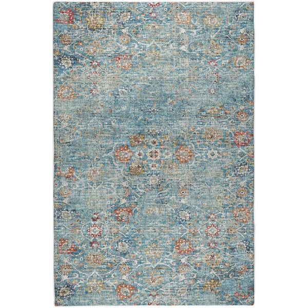 Dream Shag Premium Machine Washable Abstract ADS92 Multi 5 ft. x 7 ft. 6 in. Area Rug