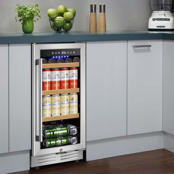 ミニコールド TITTLA 15 in. 130-Can Freestanding and Built-In Beverage Cooler