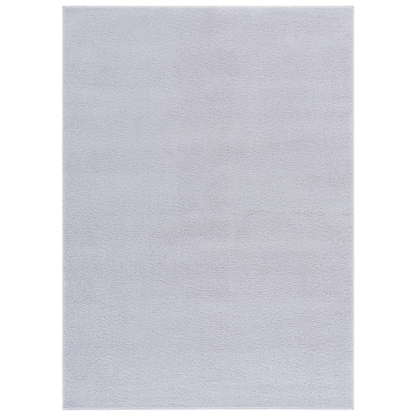Boucle Gray 2 ft. x 3 ft. Machine Washable Solid Area Rug