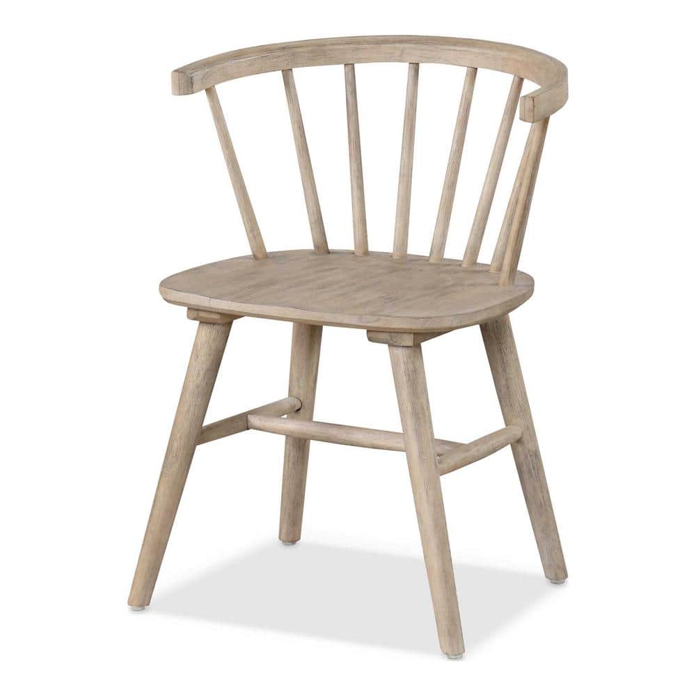 Natural Oak Slat Back Side Chair Set