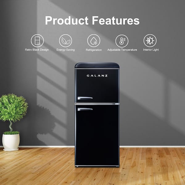 BANGSON Small Refrigerator with Freezer, 4.0 Cu.Ft, Small Fridge with  Freezer, 2 Door, Compact Refrigerator with Bottom Freezer for Apartment  Bedroom