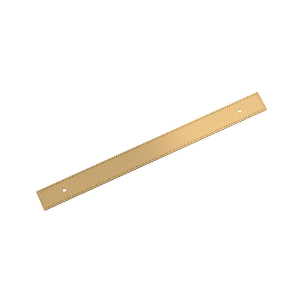 Thoreau 10-1/16 in. Center-to-Center Rectangle Champagne Bronze Pull Cabinet Backplate price history on PriceWatchPro