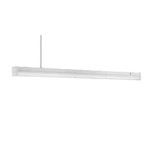 4 ft. 64-Watt Equivalent Integrated LED White Strip Light Fixture with Built-in Battery-Back Up 3600 Lumens 4000K
