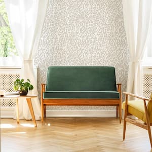 Laid Back Leopard Twine Peel and Stick Wallpaper