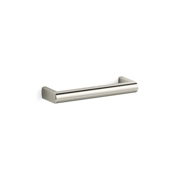 Components 5 in. Modern Cabinet Pull in Vibrant Polished Nickel