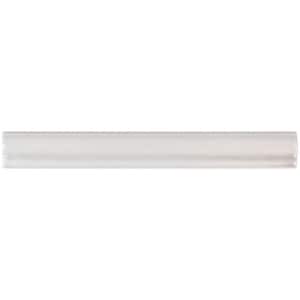 Newport Gray 1 in. x 10 in. Polished Ceramic Wall Pencil Liner Tile