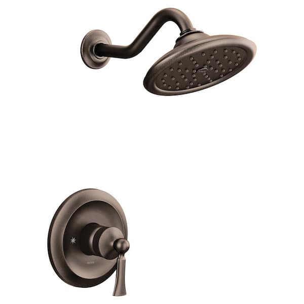 MOEN Wynford 3-Series 1-Handle M-core Shower Trim Kit in Oil Rubbed Bronze (Valve Not Included)