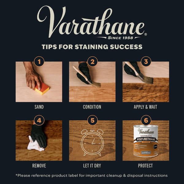 Varathane - 1 qt. Weathered Oak Classic Interior Wood Stain (2-Pack)