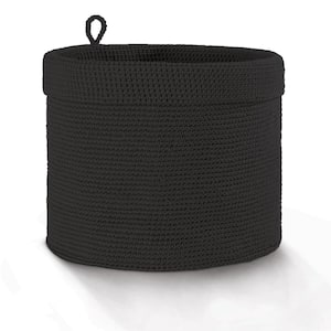 Mode Crochet Gray Polypropylene Basket Loop