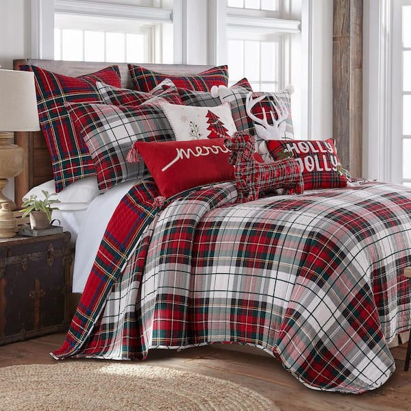 LEVTEX HOME Thatch Home Spencer Plaid Multi-Color Twin/Twin XL 