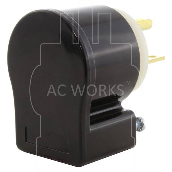 15 Amp 250 Volt NEMA 6-15P DIY Multi-Angle Elbow Plug by AC WORKS™ 