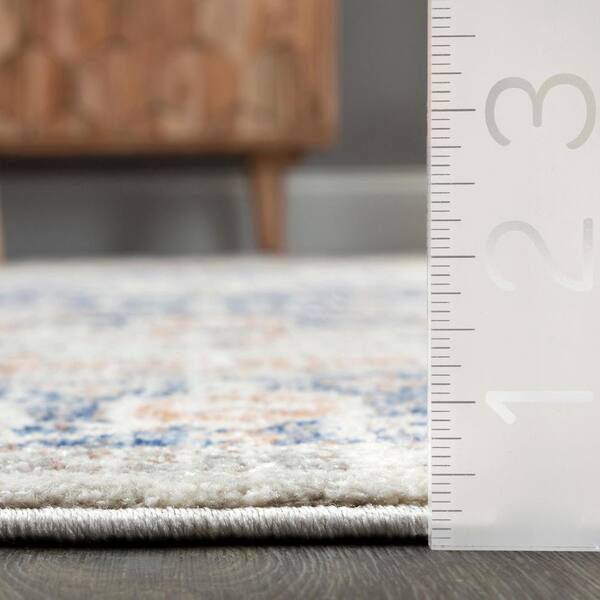 nuLOOM Jacquie Vintage Floral Blue 9 ft. x 12 ft. Area Rug nuLOOM Jacquie Vintage Floral Blue 9 ft. x 12 ft. Area Rug