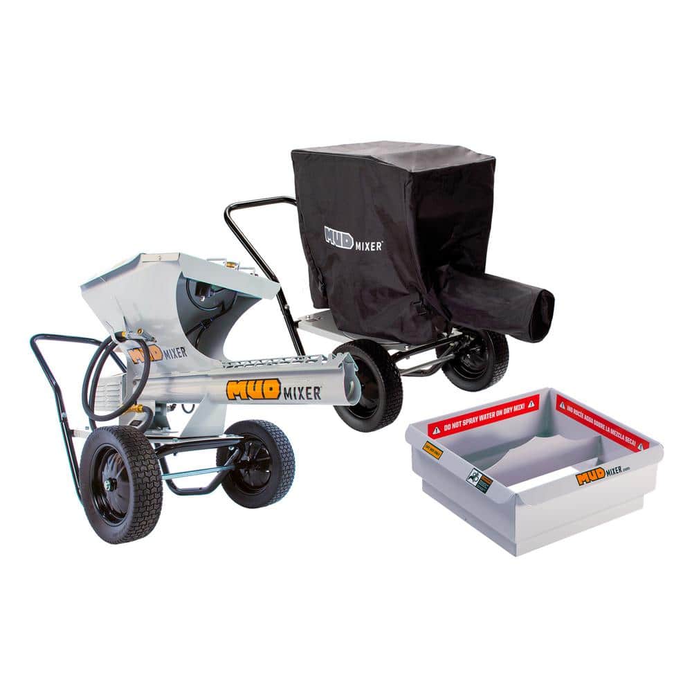 MUDMIXER Continuous Feed Portable Electric Concrete, Cement