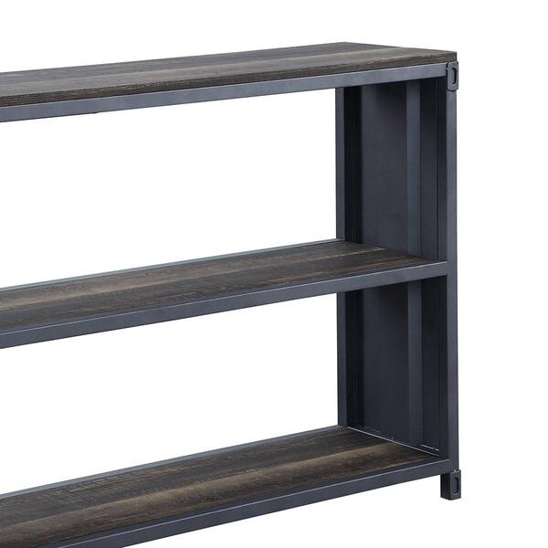 Decorative Bookshelf 43 Oak - Acme Furniture Weathered Oak