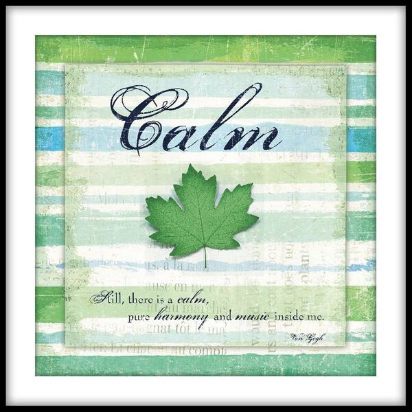 PTM Images 13.75 in. x 13.75 in. "Iris Square" Framed Wall Art