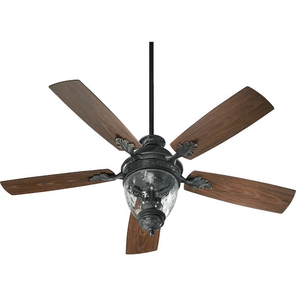 Quorum INTERNATIONAL Georgia 52 in. Indoor/Outdoor Old World Ceiling Fan with Wall Control