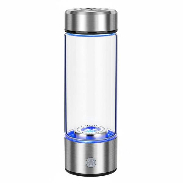 Hydrogen Water Bottle Generator SPE PEM Technology 420ml Portable Water Ionizer for Travel Office Fitness Home