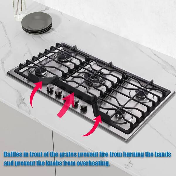 34 inch deals cooktop