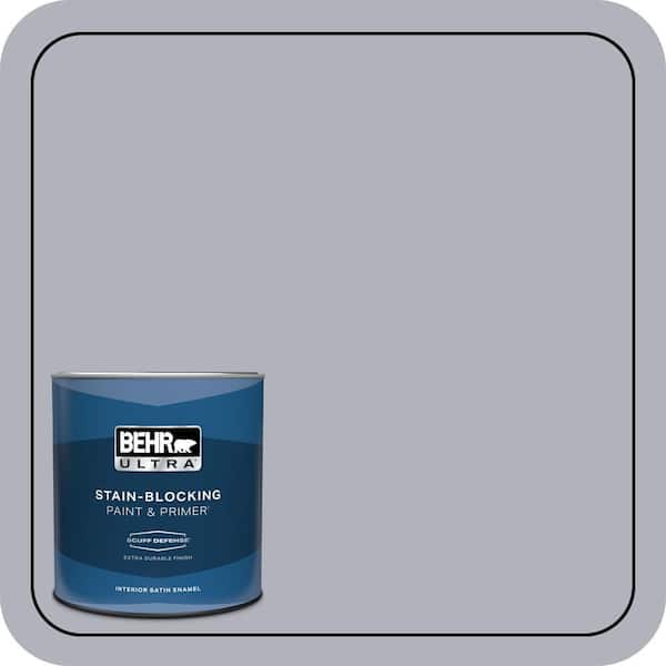 BEHR ULTRA 1 qt. #N540-3 Vanity Extra Durable Satin Enamel Interior Paint & Primer