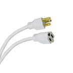 8 ft. 16/3 Outdoor Extension Cord, White