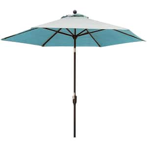 Traditions 11 ft. Table Umbrella in Blue