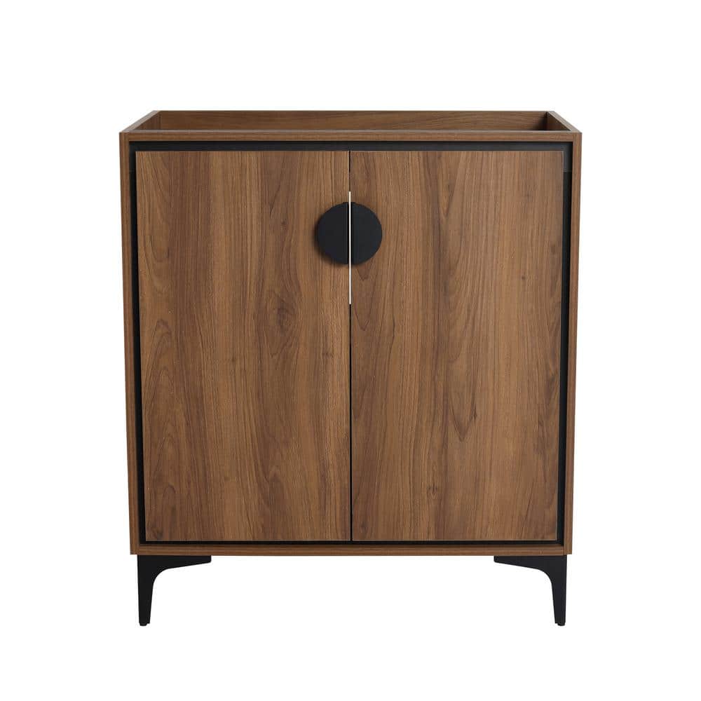 30 in. Bath Vanity Cabinet without Top in Brown Unassembled price history on PriceWatchPro