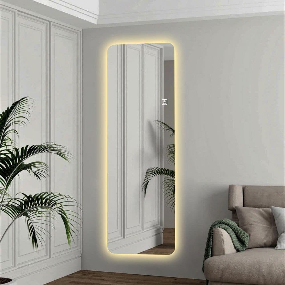 22 in. W x 65 in. H LED Rectangular Framing Wall Mounted/Freestanding Bathr
