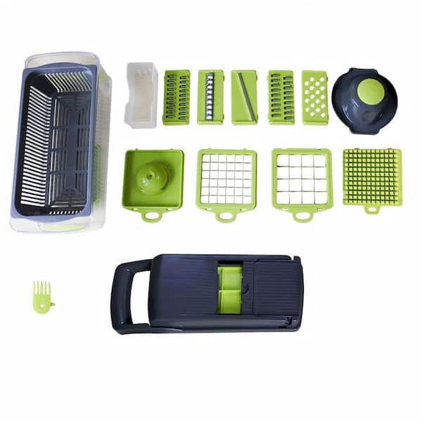 15 In 1 Vegetable Chopper Slicer With Container Fruit Dicer Veggie Kitchen Cutter Tools