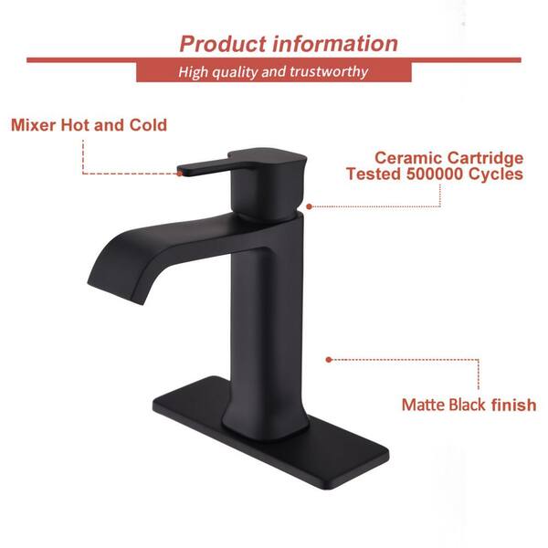 Aurora Decor ABAd Single-Handle Three/Single Hole Bathroom