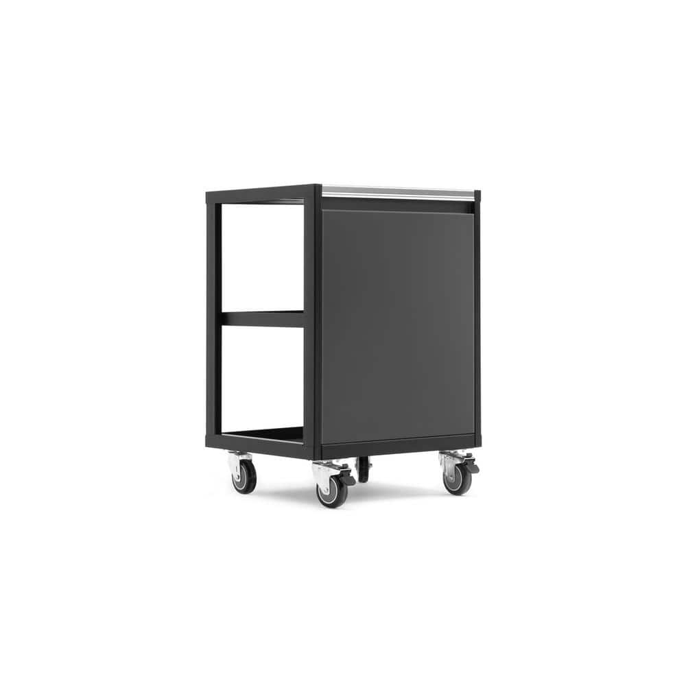 NewAge Products Pro Series 24 In W X 34 25 In H X 20 5 In D 18 Gauge   Charcoal Gray Newage Products Utility Carts 52630 64 1000 