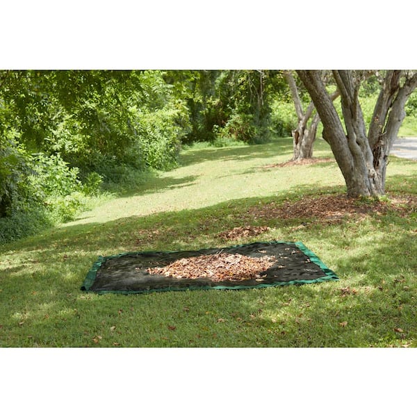 Everbilt 9 ft. x 9 ft. Green Heavy Duty Tarp with Drawstring
