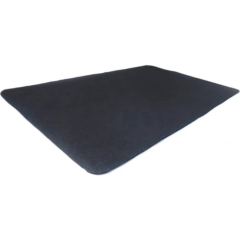 Cubilan 48 in. x 30 in. Outdoor Gas Grill BBQ Floor Mat - Black ...