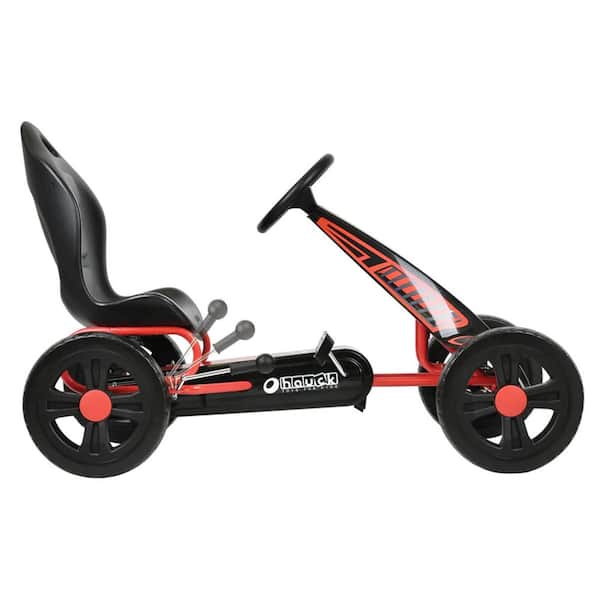 Cyclone Pedal 10 in. with Adjustable Bucket Seat for Kids Ages 4 to 8 Go  Kart HA-90602 - The Home Depot