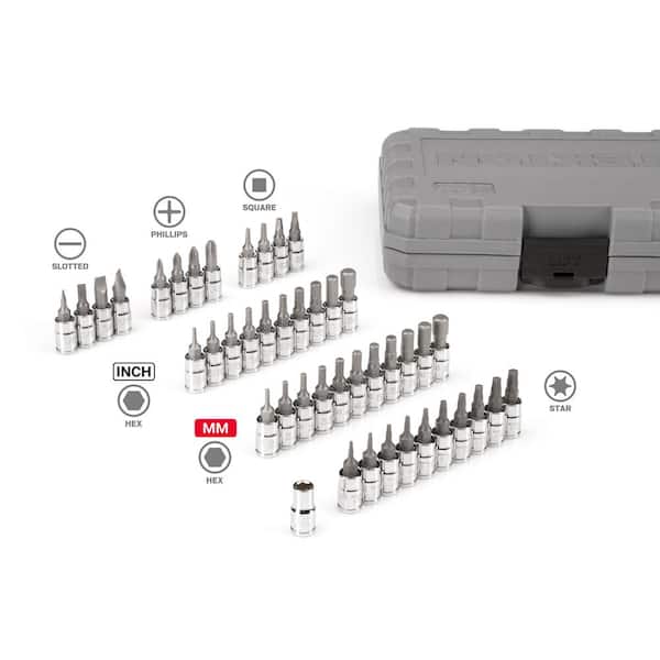 TEKTON 1/4 in. Drive Hex, Torx, Phillips, Slotted, Square Bit