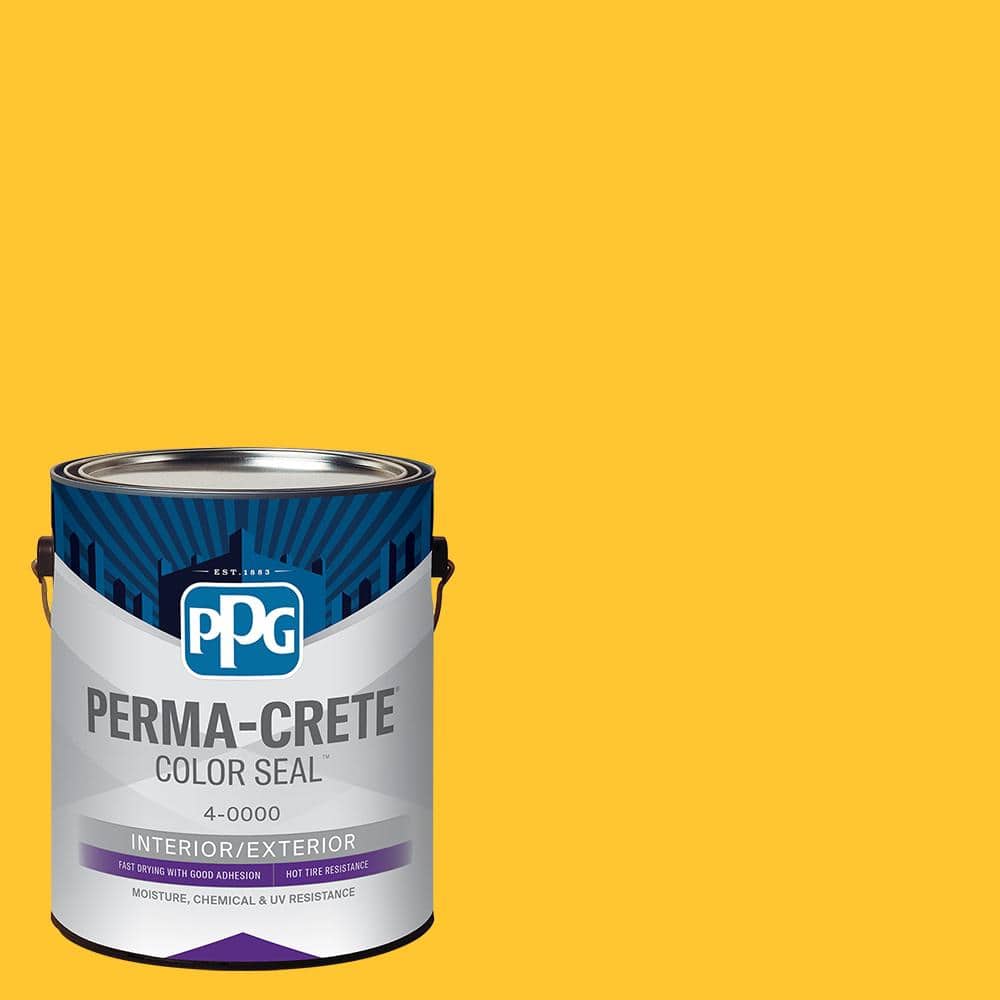 Perma-Crete Color Seal 1 gal. PPG1206-7 Rise-N-Shine Satin Interior/Exterior Concrete Stain