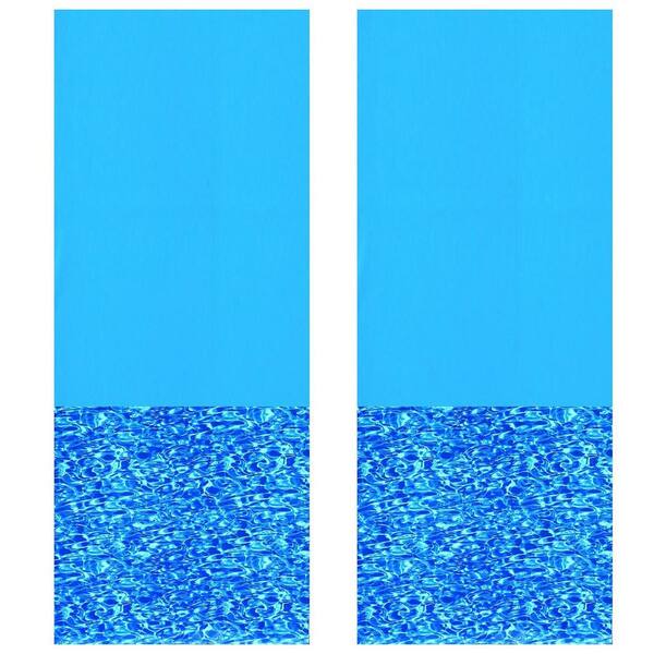 Swimline 24 ft. Round Above Ground Swimming Pool Wall Overlap Liner (2-Pack)