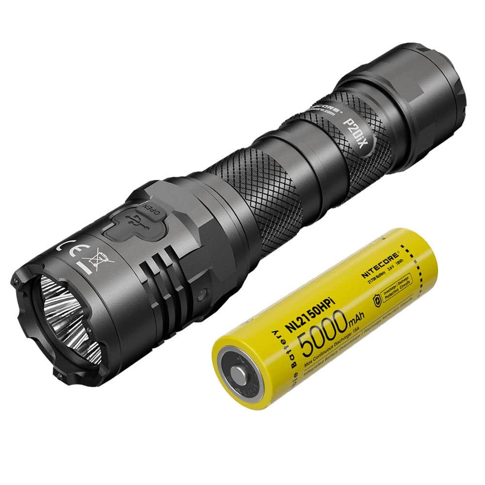 NITECORE 4000 Lumens USB-C LED Rechargeable Tactical Flashlight P20iX The  Home Depot