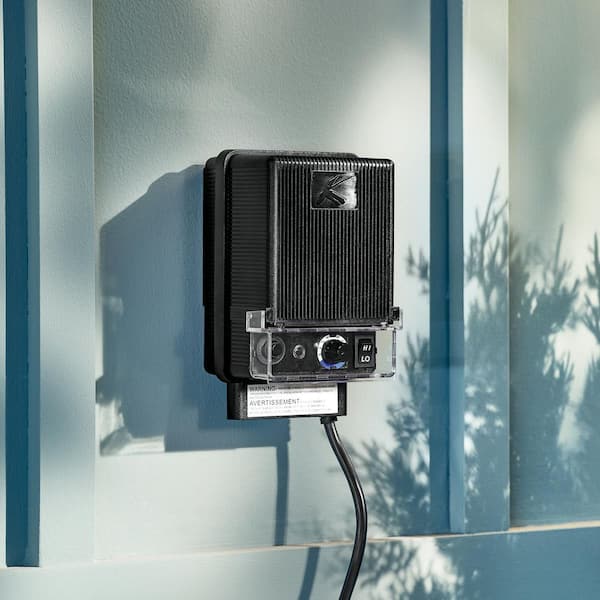 Standard Series 60-Watt Black Low Voltage Outdoor Landscape Light Transformer (1-Pack)