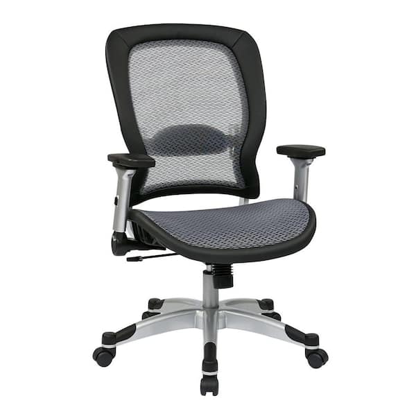 Space Seating Black and Grey AirGrid Office Chair