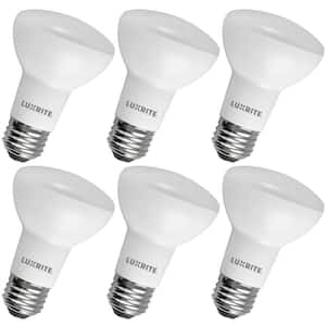 45W Equivalent, BR20 LED Light Bulb, 3000K Soft White, 460 Lumens, 6.5W, Dimmable, Damp Rated, UL Listed, E26,6 Pack