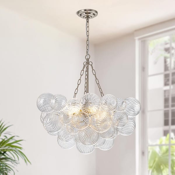 Reviews for GoYeel Bublume 6-Light Mid-Century Nickel Bubble