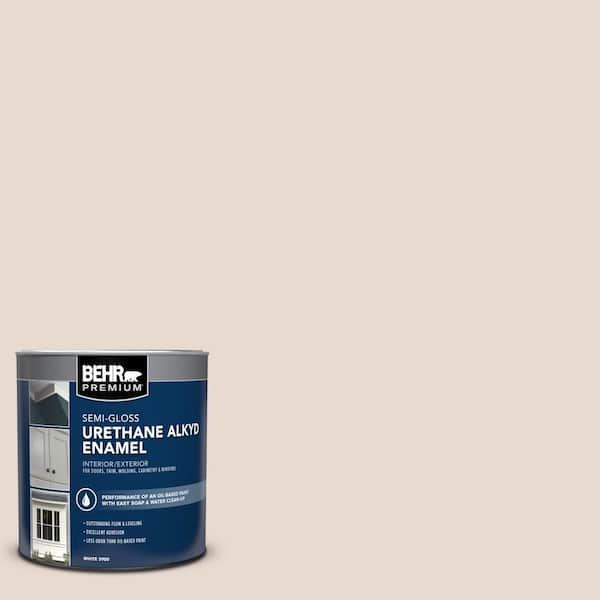 1 qt. #AE-2 Mocha Tint Semi-Gloss Enamel Urethane Alkyd Interior/Exterior Paint