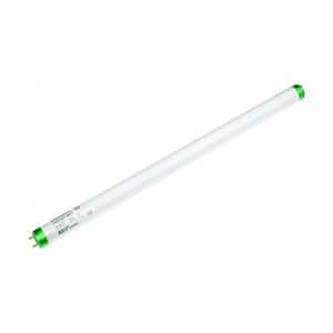 15-Watt 18 in. Linear T8 Fluorescent Tube Light Bulb Bright White (3000K) (1-Pack)