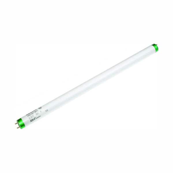Philips 15-Watt 18 in. Linear T8 Fluorescent Tube Light Bulb Bright White (3000K) (1-Pack)