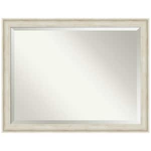 Regal Birch Cream 44.75 in. H x 34.75 in. W Framed Wall Mirror