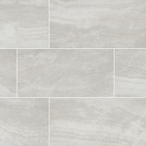 Pavia Gray 24 in. x 48 in. Matte Porcelain Floor and Wall Tile (7 Cases/112 sq. ft./Pallet)