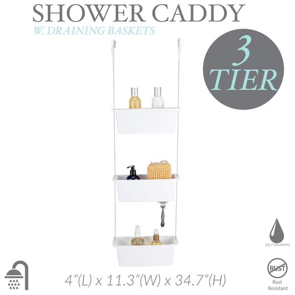  Sakugi Shower Caddy - 3 Piece Set, Corner Shower