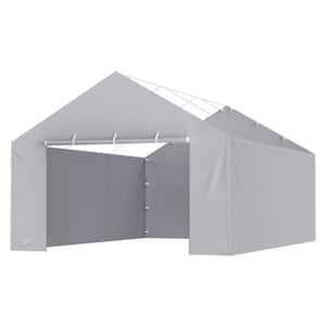 Carport Replacement Canopy Cover Side Wall 13 x 20 ft. Garage Tent Shelter Tarp Heavy-Duty Waterproof and UV Protected