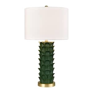 Micro 27 in. Dark Green Table Lamp